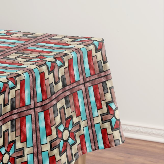 Toalha De Mesa Vidro esmerilado do sudoeste (Posição Original)