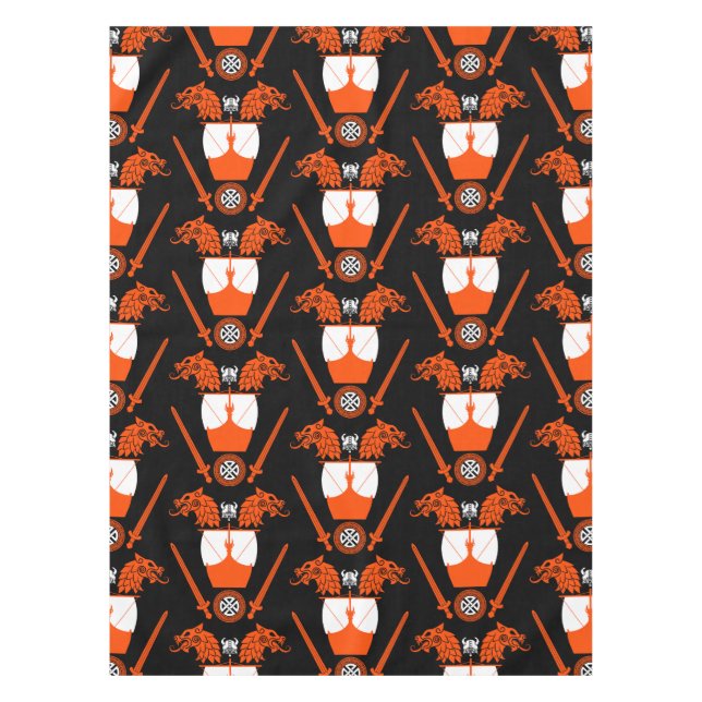 Toalha De Mesa Viking Norseman Home Decor (Frente)