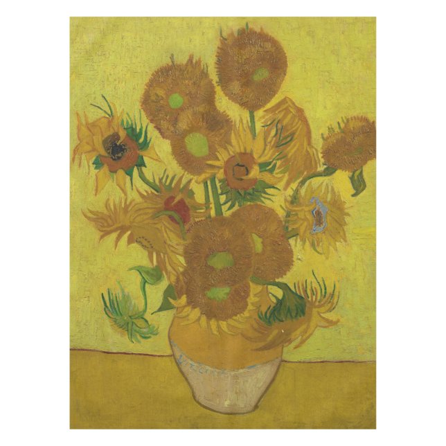 Toalha De Mesa Vincent Van Gogh 15 Sunflower Painting (Frente)