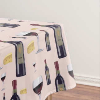 Toalha De Mesa Vinho e Queijo