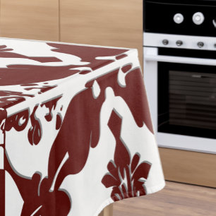 Toalha De Mesa Vintage Damask Monograma