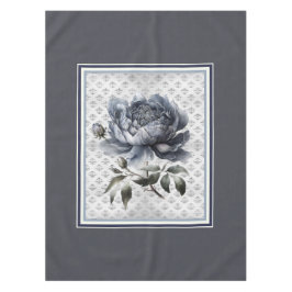 Toalha De Mesa Vintage elegante Toile de jouy, chinoiserie azul