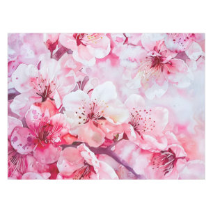 Toalha De Mesa Vintage Flor Petal Rosa Suave