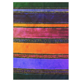 Toalha De Mesa Vintage Guatemala Rainbow Tablecloth