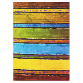 Toalha De Mesa Vintage Guatemala Rainbow Tablecloth