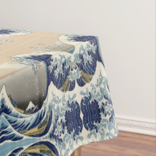 Toalha De Mesa vintage japanese ukiyo e art a onda do excelente