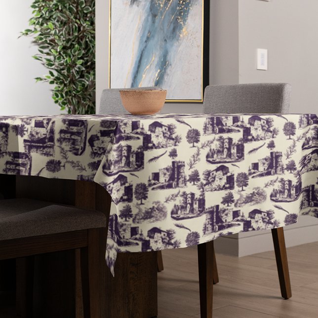 Toalha De Mesa Vintage Landscape Toile (Criador carregado)