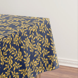 Toalha De Mesa Vintage Ouro Mistletoe