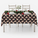 Toalha De Mesa Vintage Retro Papais noeis Black Christmas<br><div class="desc">Faça uma declaração de feriado ousada com esta toalha preta de Natal inspirada na safra, com um design de Natal retrô. Perfeito para encontros de Natal, jantas de Natal e comemorações festivas, esta toalha de mesa traz uma reviravolta única e sofisticada para o tradicional decoro de férias. O fundo preto...</div>