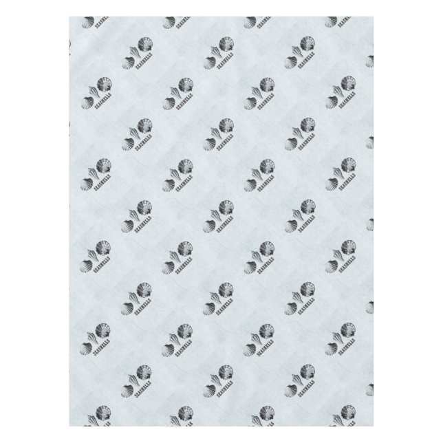 Toalha De Mesa Vintage Seashells (Frente)