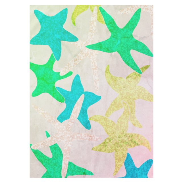 Toalha De Mesa Vintage Starfish Tablecloth (Frente)