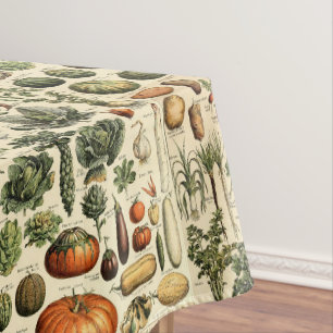 Toalha De Mesa Vintage Vegetable Art de Adolphe Millot