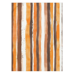 Toalha De Mesa Vintage Watercolor Striped-Terthy Café(5)