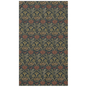 Toalha De Mesa Vintage William Morris Rosa e Lily