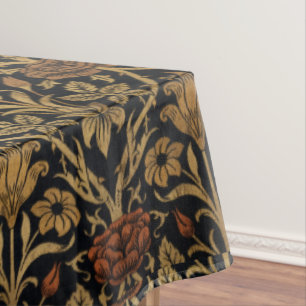 Toalha De Mesa Vintage William Morris Rosa e Lily