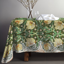 Toalha De Mesa Vintage William Morris verde desbotado