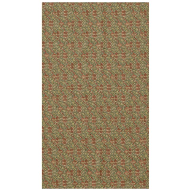 Toalha De Mesa Vintage William Morris Wandle (Frente)