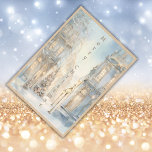 Toalha De Mesa Vintage Winter Merry Christmas Monograma | média<br><div class="desc">Coloque uma cena festiva dentro desta mesa Vintage Winter Merry Christmas Monogramloth, perfeita para mesas médias de 60x84". Apresentando um belo tema de inverno ao ar livre com paisagens cobertas de neve, esta encantadora toalha traz a magia da dentro da estação. O monograma do "Feliz Natal" acrescenta um toque pessoal...</div>