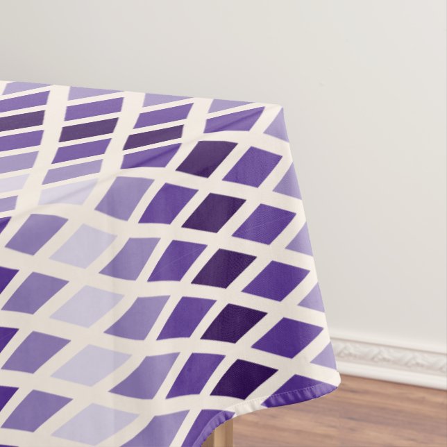 Toalha De Mesa Violet Diamond Ombre (Posição Original)