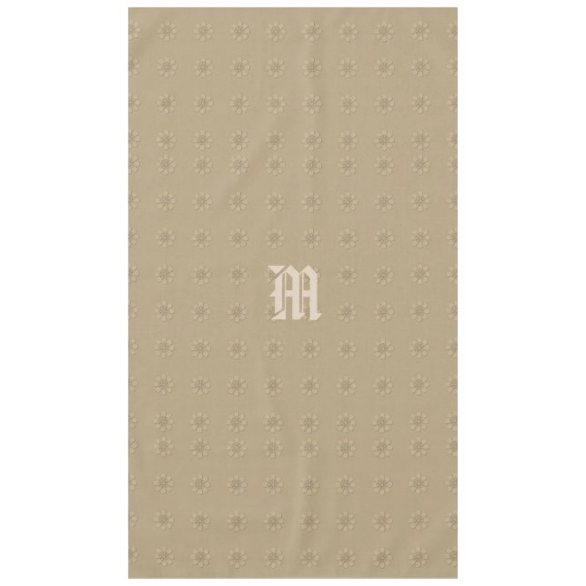 Toalha De Mesa Visita de Feriados Dourados (Frente)