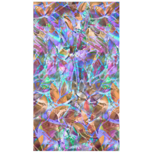 Toalha De Mesa Vitral abstrato floral do Tablecloth