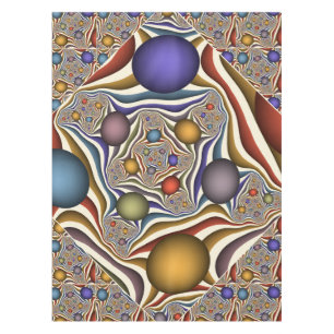 Toalha De Mesa Voando acima, arte colorida, moderna, abstrata do