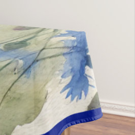 Toalha De Mesa Watercolor Blue Floral Cornflower Alemanha | médic