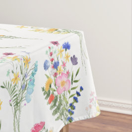 Toalha De Mesa  Wildflower Watercolor Floral Pattern