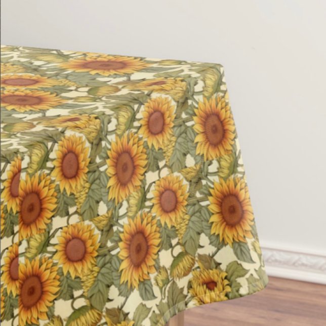 Toalha De Mesa William Morris Autumn Sun Flowers (William Morris Autumn Sun Flowers)
