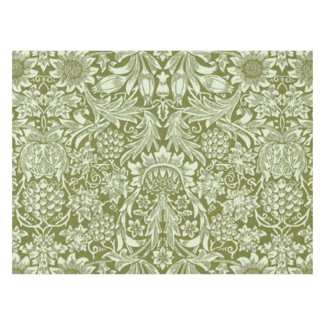 Toalha De Mesa William Morris “Girassol” 2 (Frente (Horizontal))