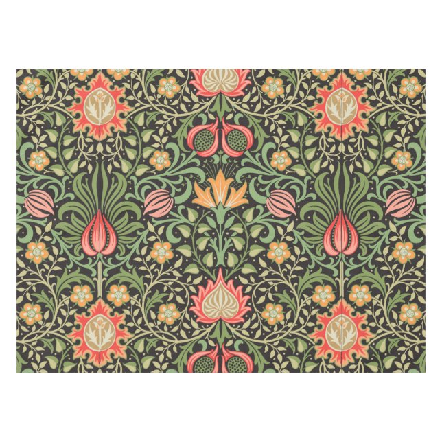 Toalha De Mesa William Morris Persian Floral Antique (Frente (Horizontal))
