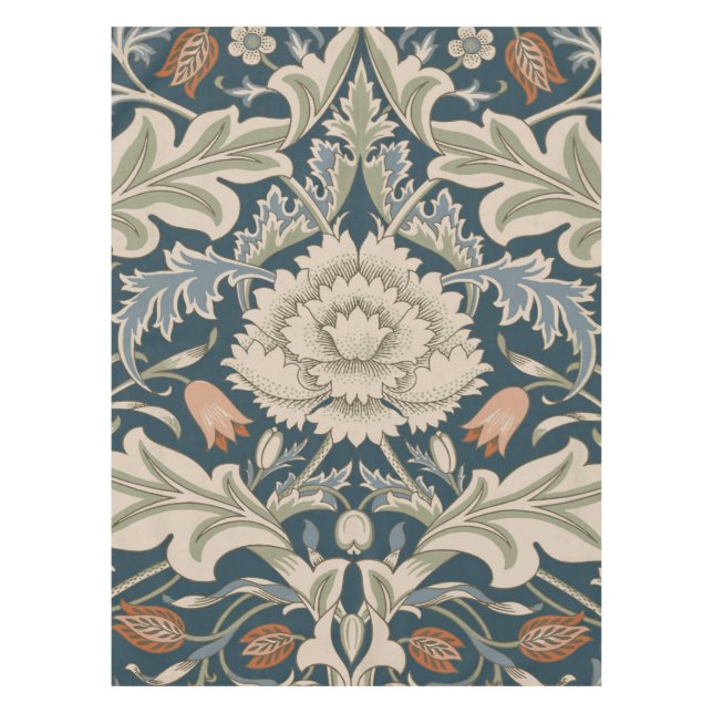 Toalha De Mesa William Morris Severn Floral Garden Flower Classic (Frente)