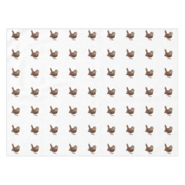 Toalha De Mesa Wren Bird cantando em voz alta e linda música