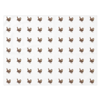 Toalha De Mesa Wren Bird cantando em voz alta e linda música