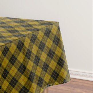 Toalha De Mesa Xadrez amarela de tartan MacLeod
