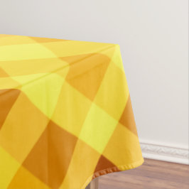 Toalha De Mesa Xadrez Amarelo de Ovo Gelado Grande Tablete