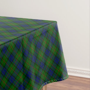 Toalha De Mesa Xadrez azul-tartan Lauder