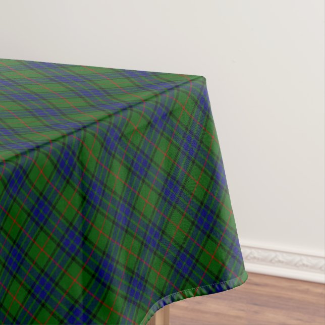 Toalha De Mesa Xadrez azul-tartan Lauder (Posição Original)