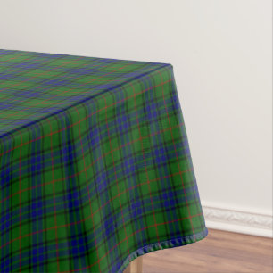 Toalha De Mesa Xadrez azul-tartan Lauder