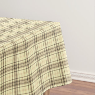 Toalha De Mesa Xadrez castanha