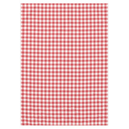 Toalha De Mesa Xadrez Clássico Suave - xadrez vermelho e branco.