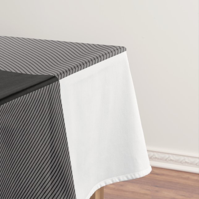 Toalha De Mesa Xadrez de Buffalo em Quadrados Pretos e Brancos (Posição Original)