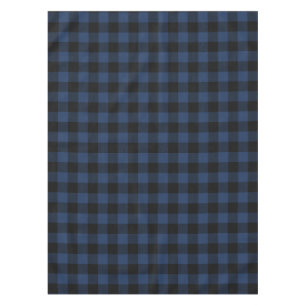 Toalha De Mesa Xadrez de Buffalo Retroativa Padrão de Tartan Mar