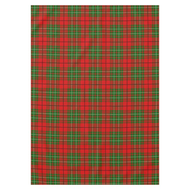 Toalha De Mesa Xadrez de Clan Cumming Tartan escocesa (Frente)