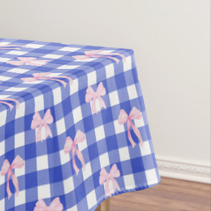 Toalha De Mesa Xadrez de pré-disquete com Arcos cor-de-água rosa