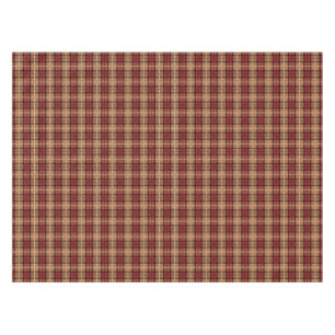 Toalha De Mesa Xadrez do pixel no vermelho e no ouro
