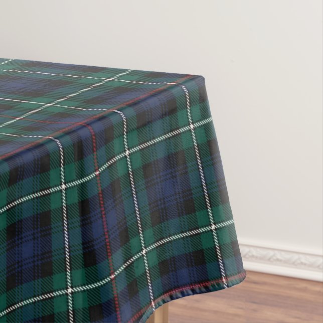 Toalha De Mesa Xadrez Escocês do Clã MacKenzie (Posição Original)
