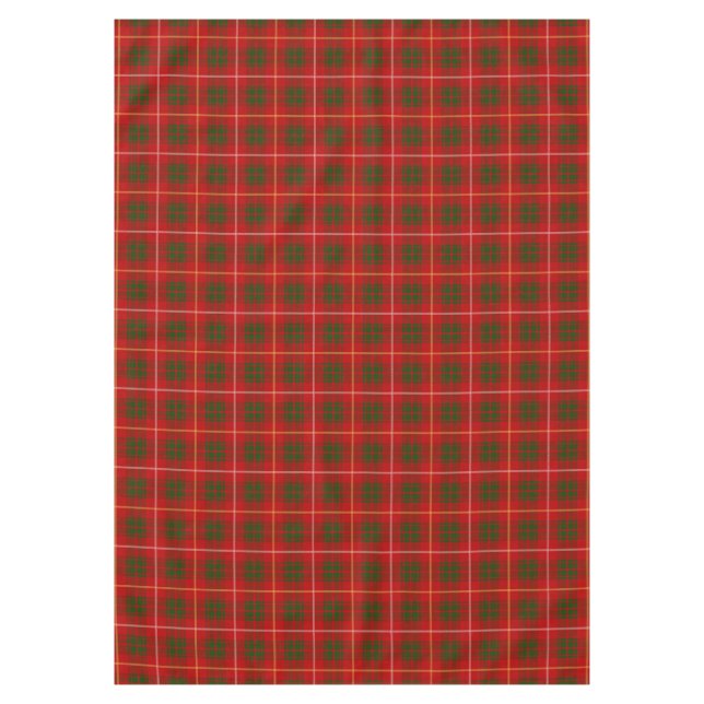 Toalha De Mesa Xadrez Escocesa Clan Bruce Tartan (Frente)