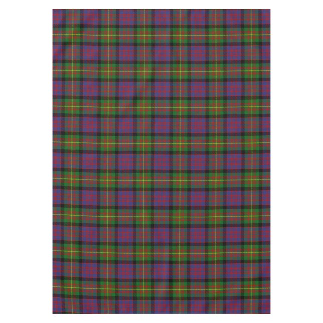 Toalha De Mesa Xadrez escocesa Clan Carnegie Tartan (Frente)