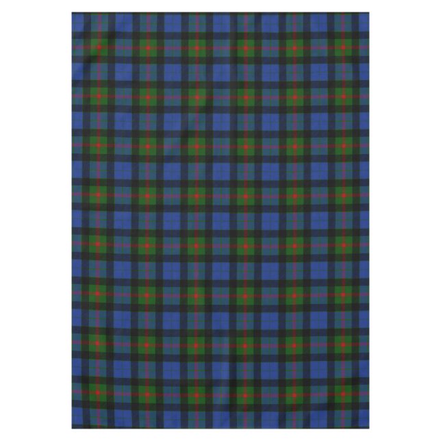 Toalha De Mesa Xadrez Escocesa Clan Gunn Tartan (Frente)